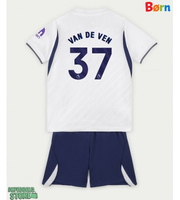 Tottenham Hotspur Micky van de Ven #37 Replika Babytøj Hjemmebanesæt Børn 2026-27 Kortærmet (+ Korte bukser)